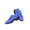 Walking sneakers, running shoes, jogging footgears. Stylish trainers for football, soccer. Unisex sports footwear pair