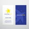 Walking Star Abstract Vector Business Card