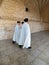 walking to a meeting at Jeronimo\\\'s Monastery