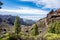 Walking to Pico de las Nieves on Gran Canaria, Canary Islands, Spain