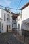 Walking in the typical streets of Lagos, Algarve, south of Portugal