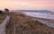 Walking Waihi Beach at sunset