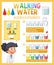 Walking water science experiment