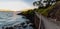 Walkway Along The Volcanic Shoreline of Kaunaoa Bay