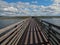 Walkway at the Bolsa Chica Ecological Preserve & Wetlands in Huntington Beach, California