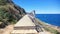 Walkway on the Bouddi Coastal Walk, New South Wales Australia. A pathway on the clifftops