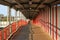 Walkway connecting the Skytrain of Bangkok