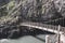 Walkway at the Gobbins beautiful senic landscapre from Northern Ireland