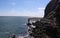 Walkway at the Gobbins beautiful senic landscapre from Northern Ireland