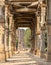 A walkway in the old Indian kutub minar complex