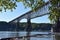 Walkway over the Hudson, also known as the Poughkeepsie Railroad Bridge, in Poughkeepsie, New York