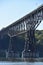 Walkway over the Hudson, also known as the Poughkeepsie Railroad Bridge, in Poughkeepsie, New York