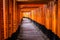 Walkway path in Fushimi inari, Kyoto, Japan