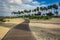 Walkway through sand at Shoreline Aquatic Park