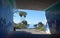 Walkway to Salt Creek Beach Park in Dana Point, California.