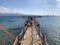 Walkways on Dolphin Reef Beach in Eilat