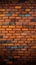 Wall aesthetics Orange brick wall with a striking black border