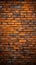 Wall aesthetics Orange brick wall with a striking black border