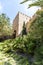 Wall of the Alcazaba of AlmerÃ­a, a fortified complex in AlmerÃ­a, n Andalusia, Spain