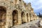 Wall of ancient theater, Herodes Atticus Odeon