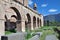 Wall with arches. Odzun, Armenia