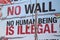 Wall Art Decries Immigration Reform