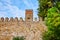 The wall, battlements and tower of San Marcos Castle, El Puerto, Spain