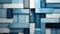 A wall of blue and white rectangles background