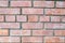 Wall brick closeup