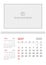 Wall calendar planner template for may 2020