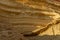 Wall of Canyons in the Namibe Desert. With sun. Africa. Angola