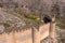 Wall of Castle of Berlanga de Duero, Soria, Spain