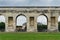 Wall of the Castle of Vincennes, Paris. France. Royal fortress 14th - 17th century