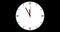 Wall Clock animation with ticking minute hand, shows the last 10minutes until 12