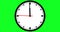 Wall Clock animation with ticking second hand, shows the last 30 seconds until 12