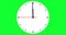 Wall Clock animation with ticking second hand, shows the last 30 seconds until 12