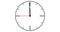 Wall Clock animation with ticking second hand, shows the last 30 seconds until 12