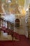 Wall with Coptic paintings and staircase leading to the Church of St. Paul & St. Mercurius, Monastery of Saint Paul the Anchorite