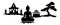 Wall decal buddha buddhism tatoo wall sticker