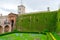 The wall and entrance to Montjuic Castle