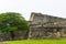 The wall of fort San Cristobal in San Juan, Puerto Rico