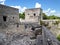 Wall of the fort of San Felipe in Bacalar Lagoon