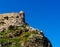 Wall At Fortezza Or Fort Of Rethymno Crete Greece