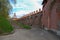 The wall of the fortress city of Smolensk, Russia