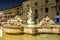 Wall fountain in Rome (Navona square)