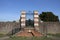 Wall and gate around Hampton Court Palace Grounds