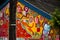 Wall graffiti, Painted alley, Colorful,