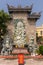 Wall of Guan Yin and entourage at Chua An Long Pagoda, Da Nang Vietnam