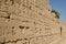 Wall with hieroglyphs, Luxor, Egypt