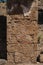 Wall of a house in the ancient city of Pompeii. Old brickwork, historical value. Antique Italy